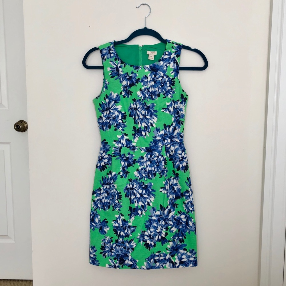 Floral J. Crew Shift Dress